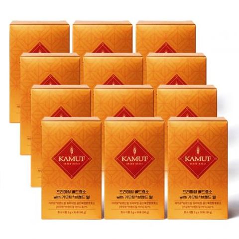 [12박스] 비로소 카무트효소 분말 브랜드밀 프리미엄 (3g*30개*12박스)