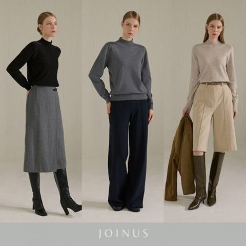 [조이너스] 큐빅 풀오버 니트2종