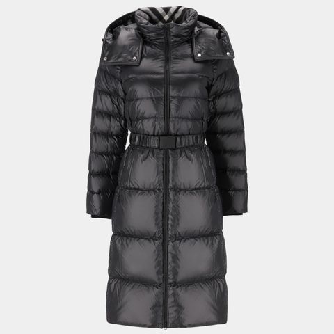 샌드센드 벨티드 후드 롱다운 패딩 (80959541 / 81052211)