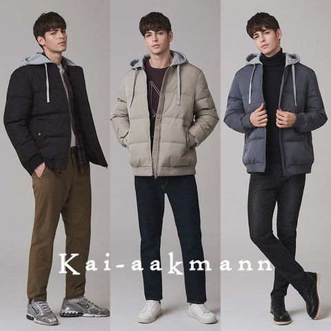 [브랜드입점]카이아크만 초특가! 방풍 후디 패딩 1종, 남성