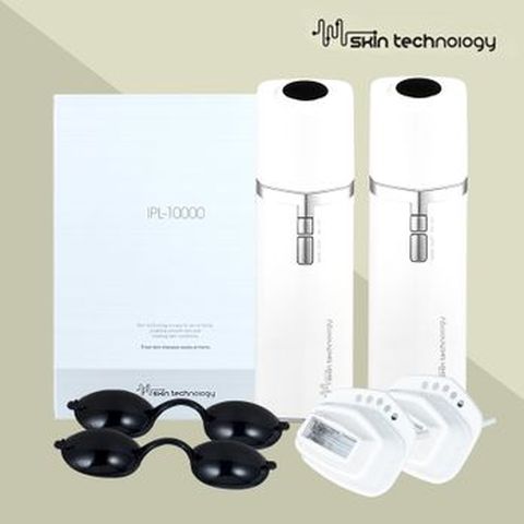 스킨 테크놀로지 IPL 의료기기1+1(본체 2종+카트리지 2종+충전기 2종+눈보호안경 2종)