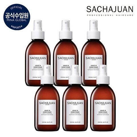 ★최유라쇼★ 사샤후안 리브인 컨디셔너 250ml * 6