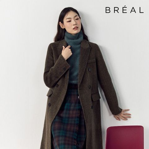 브리엘 25FW 캐시울 핸드메이드 롱 코트 1종 [런칭 가격 159,900원]
