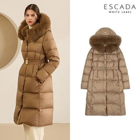 에스까다 25FW 사가폭스퍼 롱 다운코트