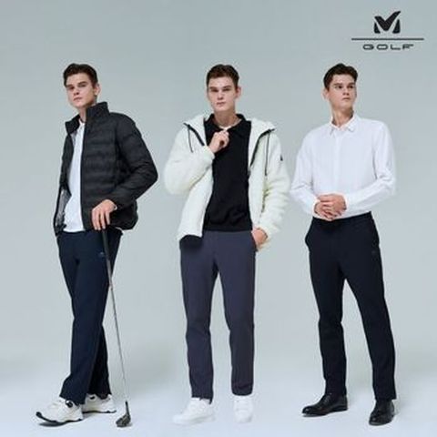 밀레골프 25FW 남성 트리코트 본딩팬츠 3종