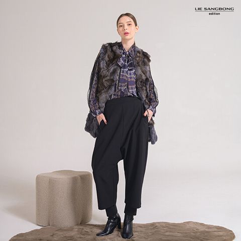 이상봉에디션 25FW 배럴핏 배기팬츠