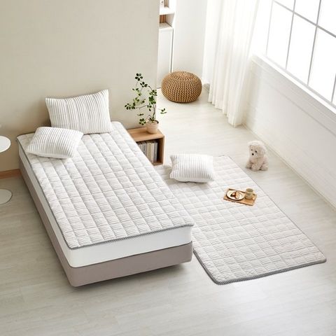 리앤데코 트위스트 버블쿠션 카페트 슈퍼싱글 대형 1+1