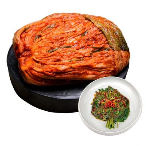 도미솔김치 왕비포기김치5kg+깻잎김치1kg (총 6kg)