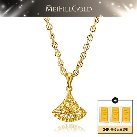 24K 골든벨 목걸이 + 24K 골드 3종