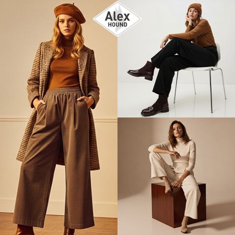 O 알렉스하운드 25FW 여성 웜터치 코듀로이 밴딩팬츠 3종