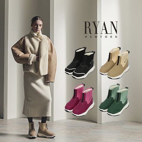 리안뉴욕 소가죽 양털 방한화 1종 여성용