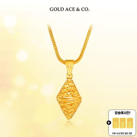 24K 순금 뉴 솔라리스 목걸이 + 24K 순금 행운 골드 3종