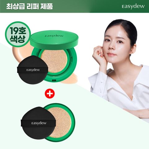 [최.상.급리퍼] 한가인 PICK 이지듀 기미쿠션 멜라 비 토닝 앰플 쿠션 19호 본품1+리필1