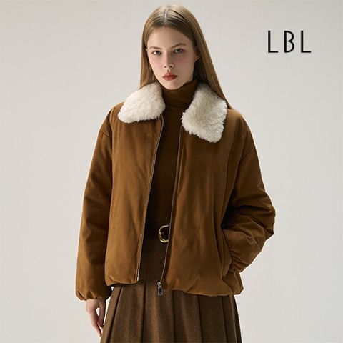 (런칭가 159,000원)25FW FAUX 스웨이드 구스 다운