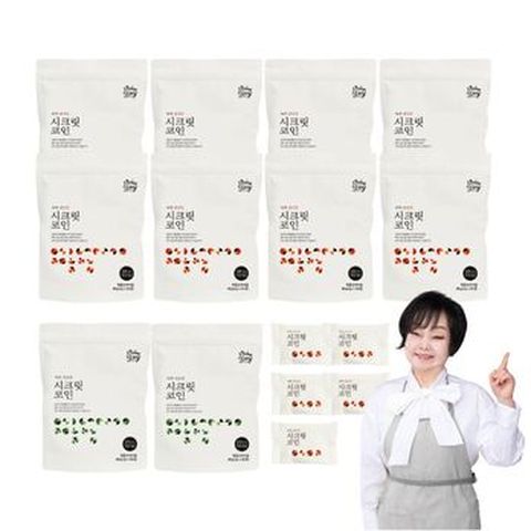 빅마마 이혜정 시크릿코인(편안한 시크릿코인 80gX8팩+4gX5개+개운한 시크릿코인 80gX2팩)