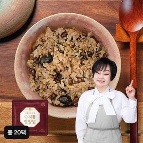 빅마마 이혜정의 꽉찬 수제 영양밥 120gX20팩