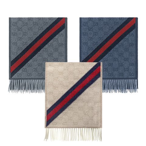 GG 웹 울 100 머플러 (570603 1466 / 1768 / 4068 / 9568)