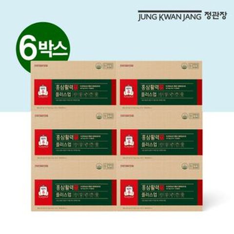 (무)정관장 홍삼활력플러스업 6박스/6개월분