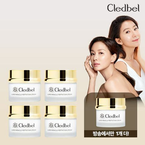 [론칭구성] 끌레드벨 슈퍼 미라클 펩타테인 단백질 크림 5통