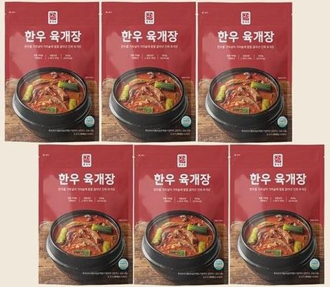 대보 온식구 한우육개장 500g x 6팩 (총 3.0kg)