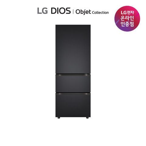 LG Fit & Max 오브제 김치톡톡 1등급 3도어 빌트인 Z330MMMF11