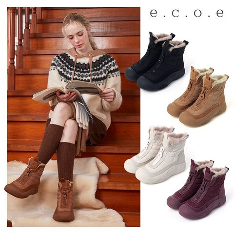 [e.c.o.e]에코에 노르딕 퀼팅 부츠