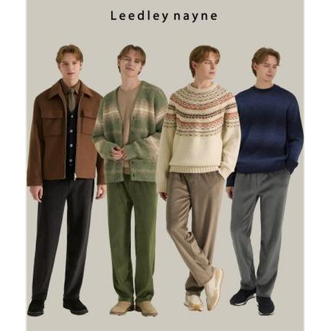 [리들리나인] 코듀로이 융기모 남성 팬츠 4장 세트