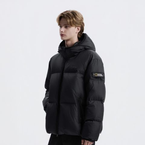 [삼성카드5%할인][공식] 내셔널지오그래픽 N254UDW971 나나 패딩 후디 구스다운 점퍼 BLACK