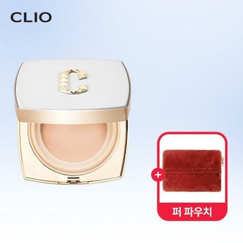 [NH카드5%할인]클리오 올 뉴 마그넷 팩트 본품2개 화이트 케이스 + 퍼파우치