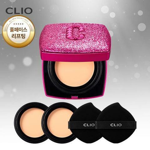 [NH카드5%할인]클리오 올 뉴 마그넷 팩트 별빛에디션 핑크 본품1개 + 리필2개