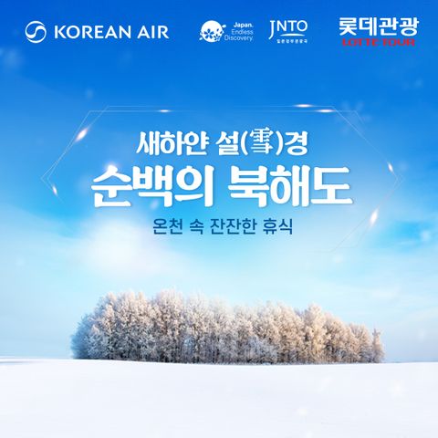 롯데관광 북해도 4박5일 3박4일 #대한항공 #아시아나 #온천호텔2박