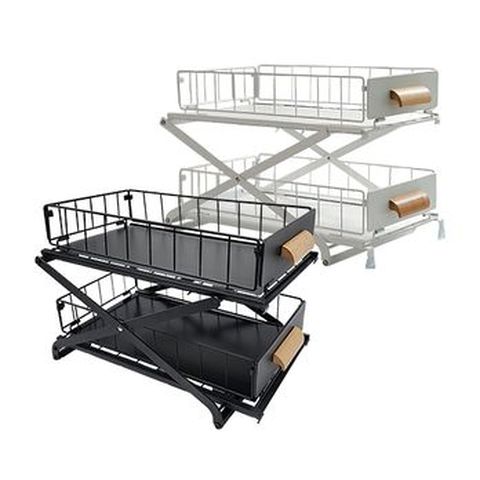 플라츠 3단 높이조절 다용도 선반