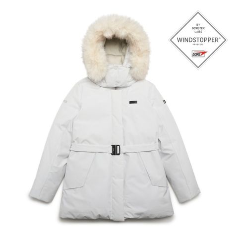 [공식] 내셔널지오그래픽 N244WDW310 여성 아틀라스 윈드스토퍼 중기장 구스 다운 점퍼 BIRCH