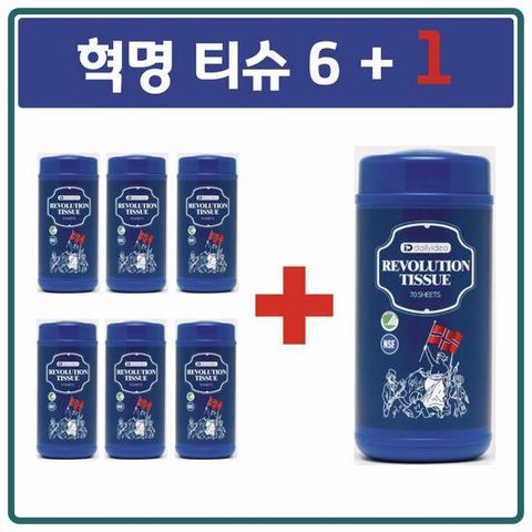 [더블구성]데일리아이디어 혁명티슈 (6통+1통)