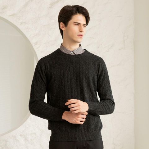 [롯데카드5%할인][신세계단독] 데너 몽골 햇 캐시미어100 남성 폴로니트 (25FW 최신상)