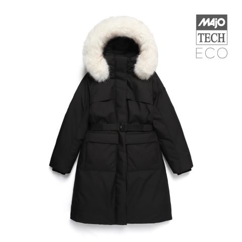 [삼성카드5%할인][공식] 내셔널지오그래픽 N244WDW340 여성 아틀라스 롱기장 구스 다운 점퍼 CARBON BLACK