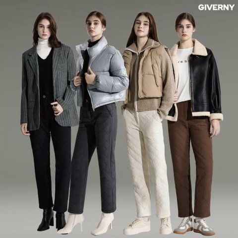 [카드 5%할인]25FW 지베르니 퀼팅 패딩팬츠