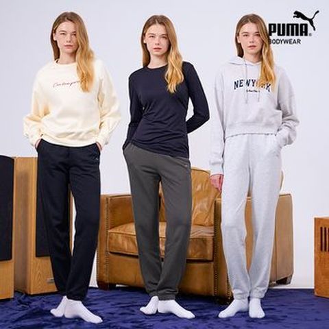 푸마 여성 코튼 조거팬츠 3종