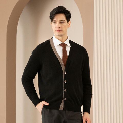 [카드 5%할인][신세계단독] 데너 몽골 햇 캐시미어100 남성 가디건 (25FW 최신상)