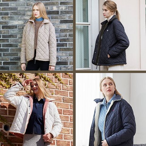 비버리힐스폴로클럽 25FW 여성 퀼팅 리버시블 패딩