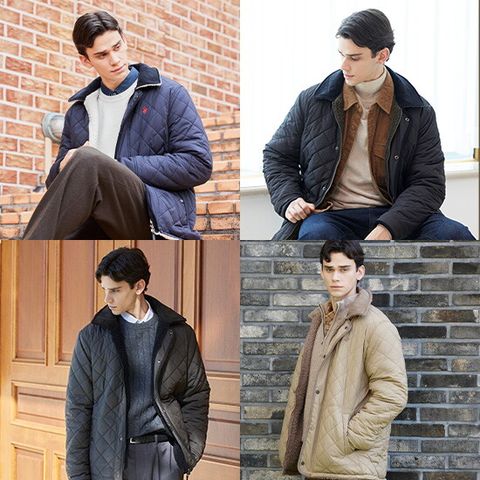 비버리힐스폴로클럽 25FW 남성 퀼팅 리버시블 패딩