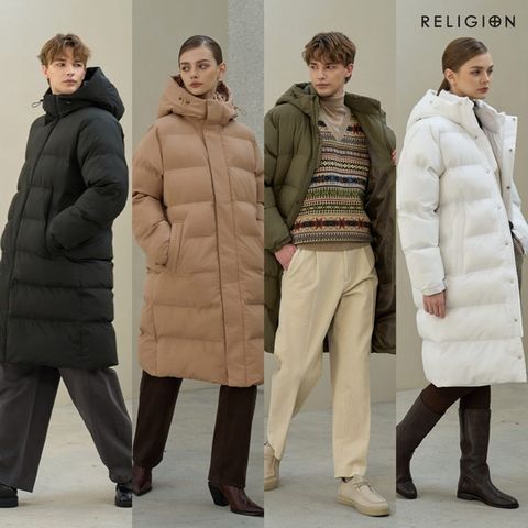 25FW[릴리전]에어웜 롱패딩 코트 1종 남여공용