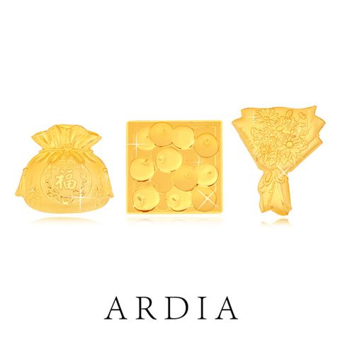 [아르디아] 24K 순금 복꾸러미 3종 세트+24K 고래꼬리 팔찌+24K 만수무강 고양이