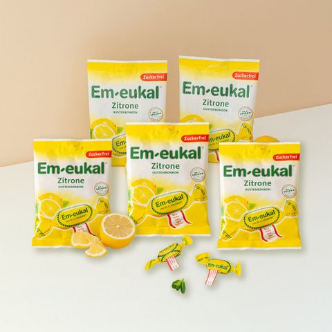 엠오이칼 목캔디 레몬 무당 75g 5봉지