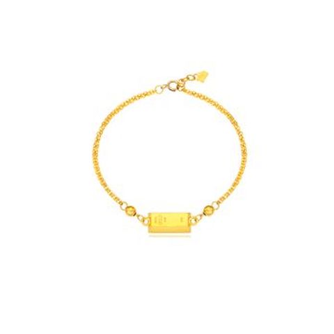 한국금자산관리 KGAM 24K 순금 노블 골드바 팔찌