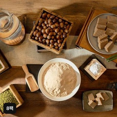 신덕재명인 도토리묵 만들기 묵가루 60gX8팩+육수 2봉