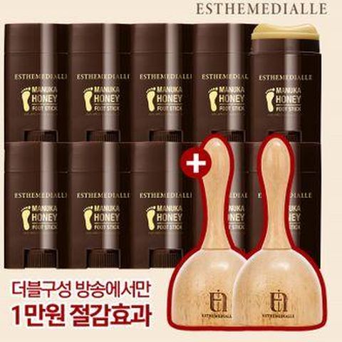 에스떼미알레 마누카허니 풋스틱 10개+괄사 2개