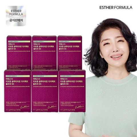 [에스더포뮬러] (W)◑여에스더 리포좀 글루타치온 다이렉트 울트라 9X_6박스