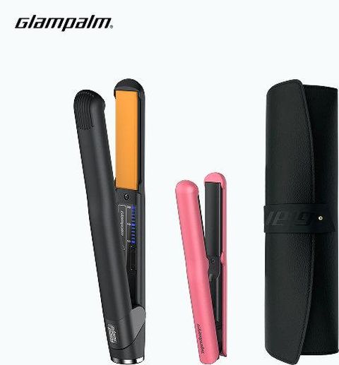 글램팜 더컬패키지 GP201미용실고데기+GP103CV핑크미니고데기+블랙파우치 3종모두 파격가