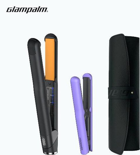 글램팜 더컬패키지 GP201미용실고데기+GP103CV퍼플미니고데기+블랙파우치 3종모두 파격가